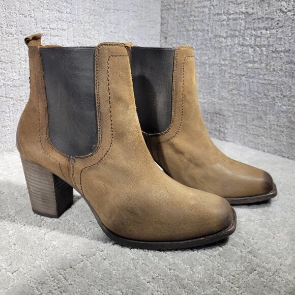 Trask Vaden Women's Size 10M US Brown Leather Chelsea Ankle Bootie Boots 36-0940 - Picture 6 of 12